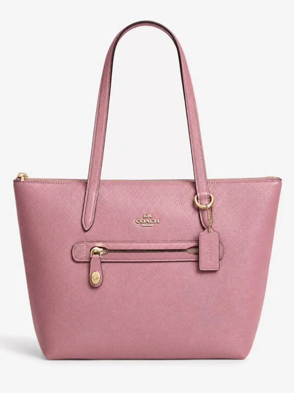 Coach Taylor Tote 38312 Vintage Mauve Pebbled Leather Bag NWOT